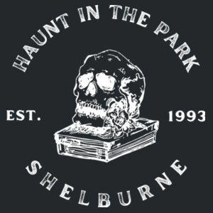 Haunt in the park Contest Logo White - Adult Heavy Blend™ 8 oz., 50/50 Hood Design