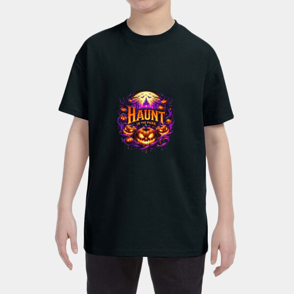 Orange Haunt Graphic - Youth 5.3 oz. T-Shirt Thumbnail