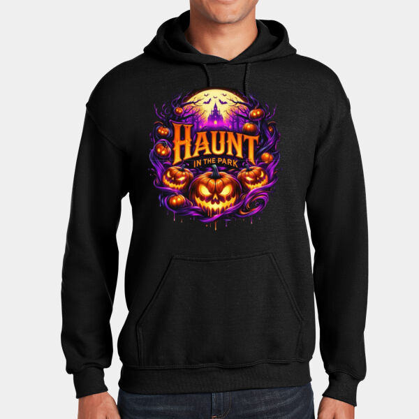 Orange Haunt Graphic - Adult Heavy Blend™ 8 oz., 50/50 Hood Thumbnail