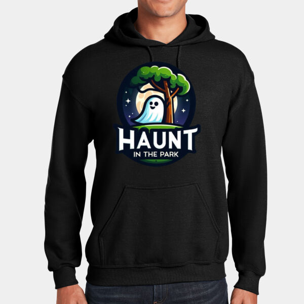 Kiddie ghost graphic - Adult Heavy Blend™ 8 oz., 50/50 Hood Thumbnail