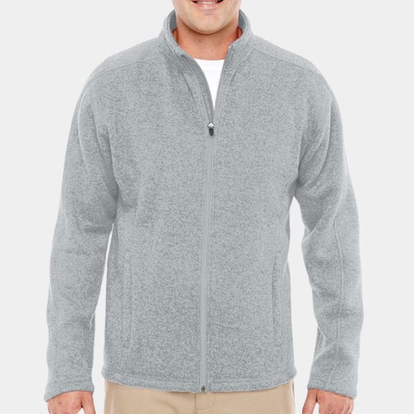 Devon & Jones Men's Bristol Full-Zip Sweater Fleece Jacket Thumbnail